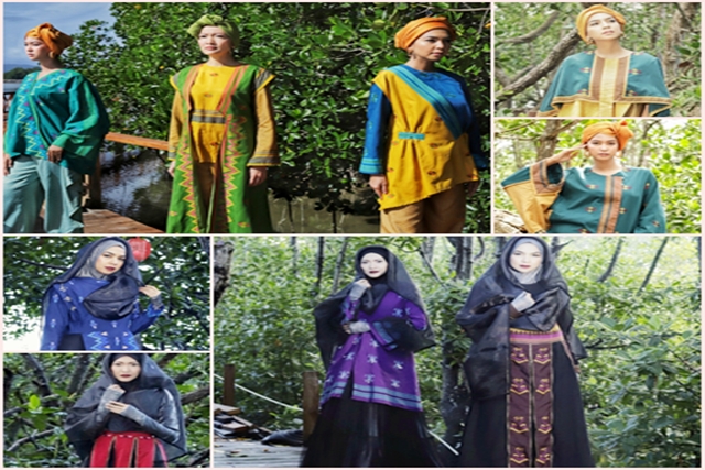 Fashion Show Tenun Masalili di Hutan Bakau